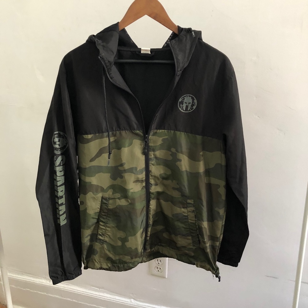 Spartan Race Camo Rain Jacket limited edition